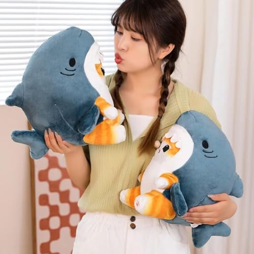 Grey Blue Dazzling Gold Plush Toy Stuffed Animal Doll Pillow Z896058