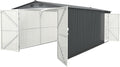 Heavy-Duty Metal Garage Shed 20'x10' U894