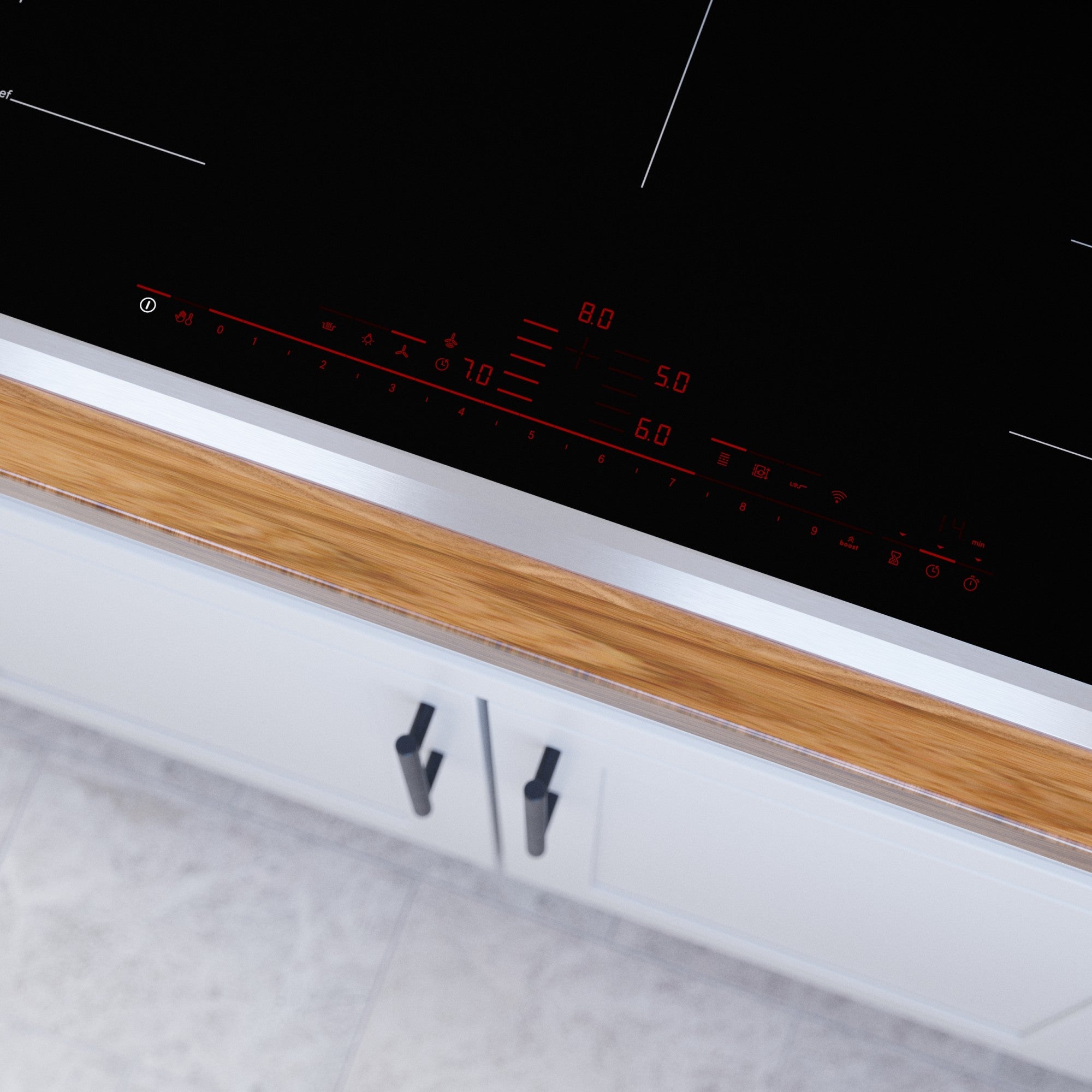 36" Wide 5 Burner Induction Cooktop - Black R954723