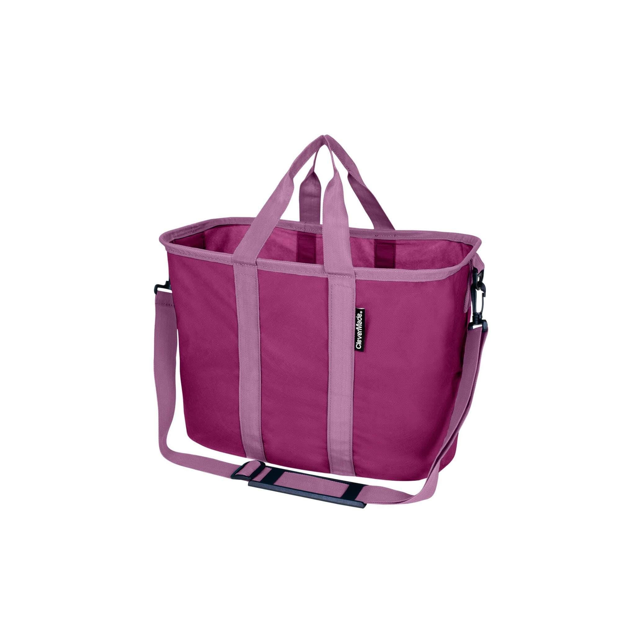 Plum 20L Grocery Tote Bags with Shoulder Strap (3 Pack) Y926877