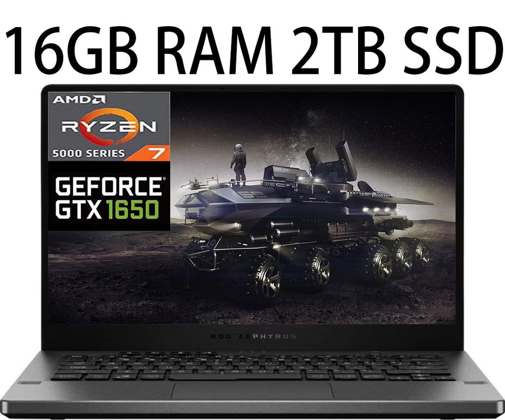 14 Gaming Laptop, AMD Ryzen 7 5800HS, NVIDIA GeForce GTX 1650 Graphics, 16GB DDR4, 2TB PCIe SSD, 14.0" Full HD Display, Windows 11 J805648