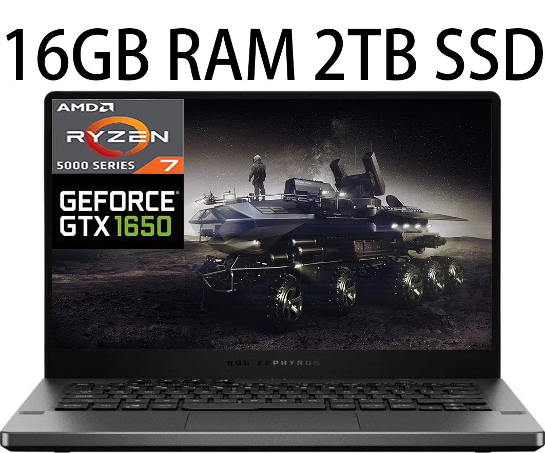14 Gaming Laptop, AMD Ryzen 7 5800HS, NVIDIA GeForce GTX 1650 Graphics, 16GB DDR4, 2TB PCIe SSD, 14.0" Full HD Display, Windows 11 J805648