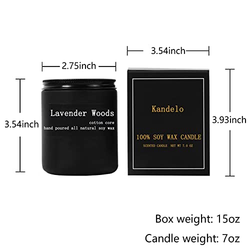7 oz Scented Soy Candle in Black Jar V19588