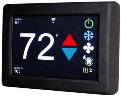 Black Digital RV Thermostat T5154