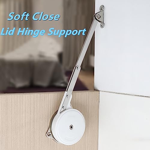 Soft Close Lid Stay Hinges for Toy Box 2 Pack P6642