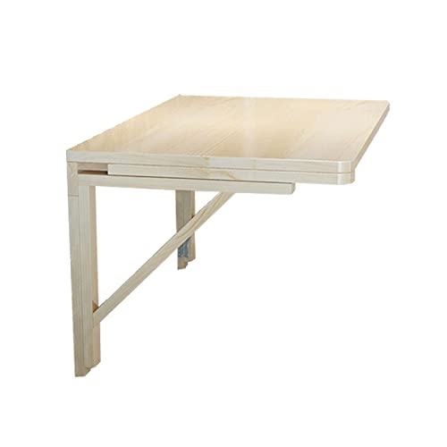 Solid Wood Wall-Mounted Drop-Leaf Table 80 * 40cm T101
