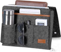 Deep Gray Felt Bedside Caddy with 5 Pockets D8921