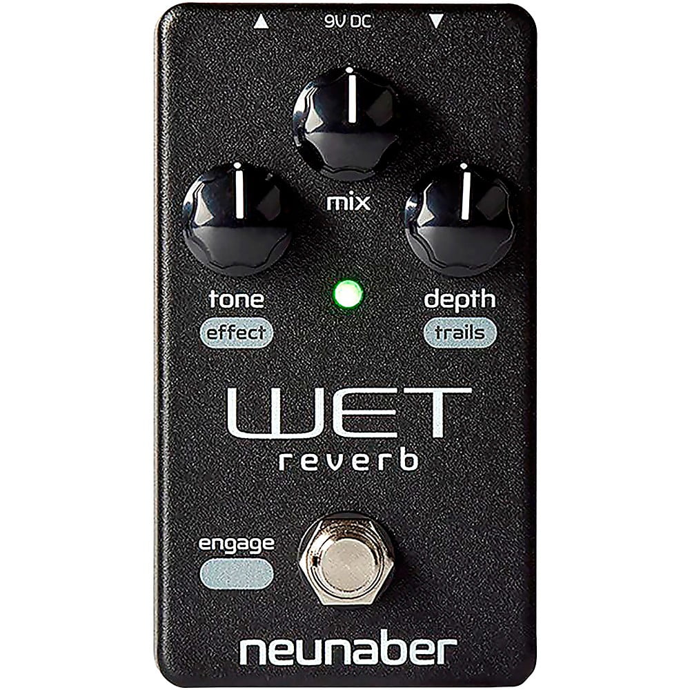 Black Reverb Effects Pedal M126730