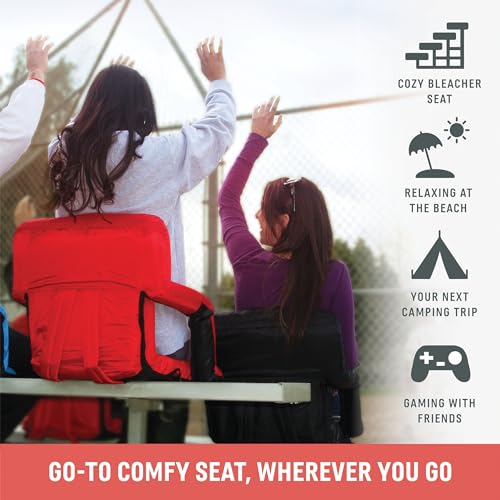 Burgundy Reclining Stadium Seat B850857