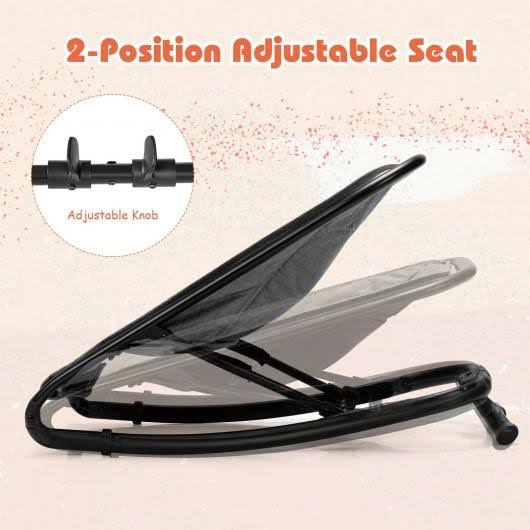 Gray Adjustable Baby Bouncer and Rocker C45320