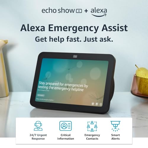 Glacier White Smart Home Hub with Spatial Audio Y51461