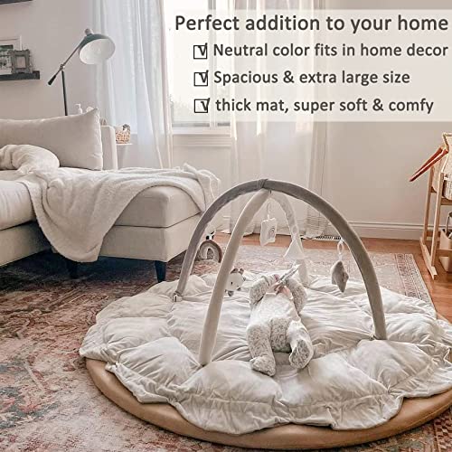 Thick & Plush Baby Play Gym with 6 Toys G7488