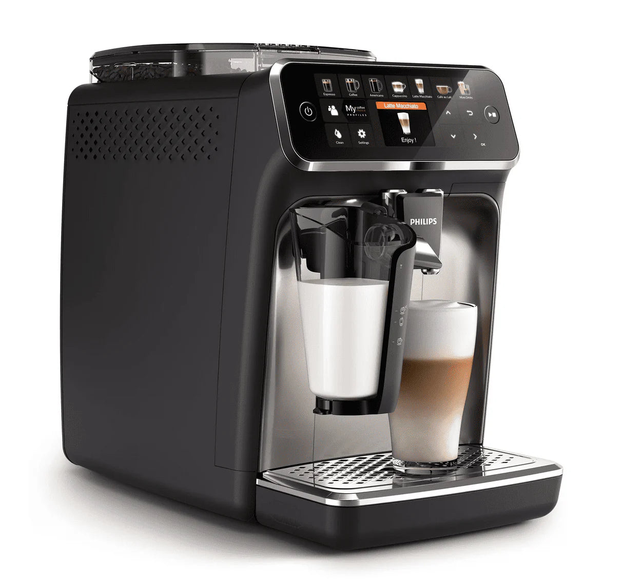 Black Superautomatic Espresso Machine D8746