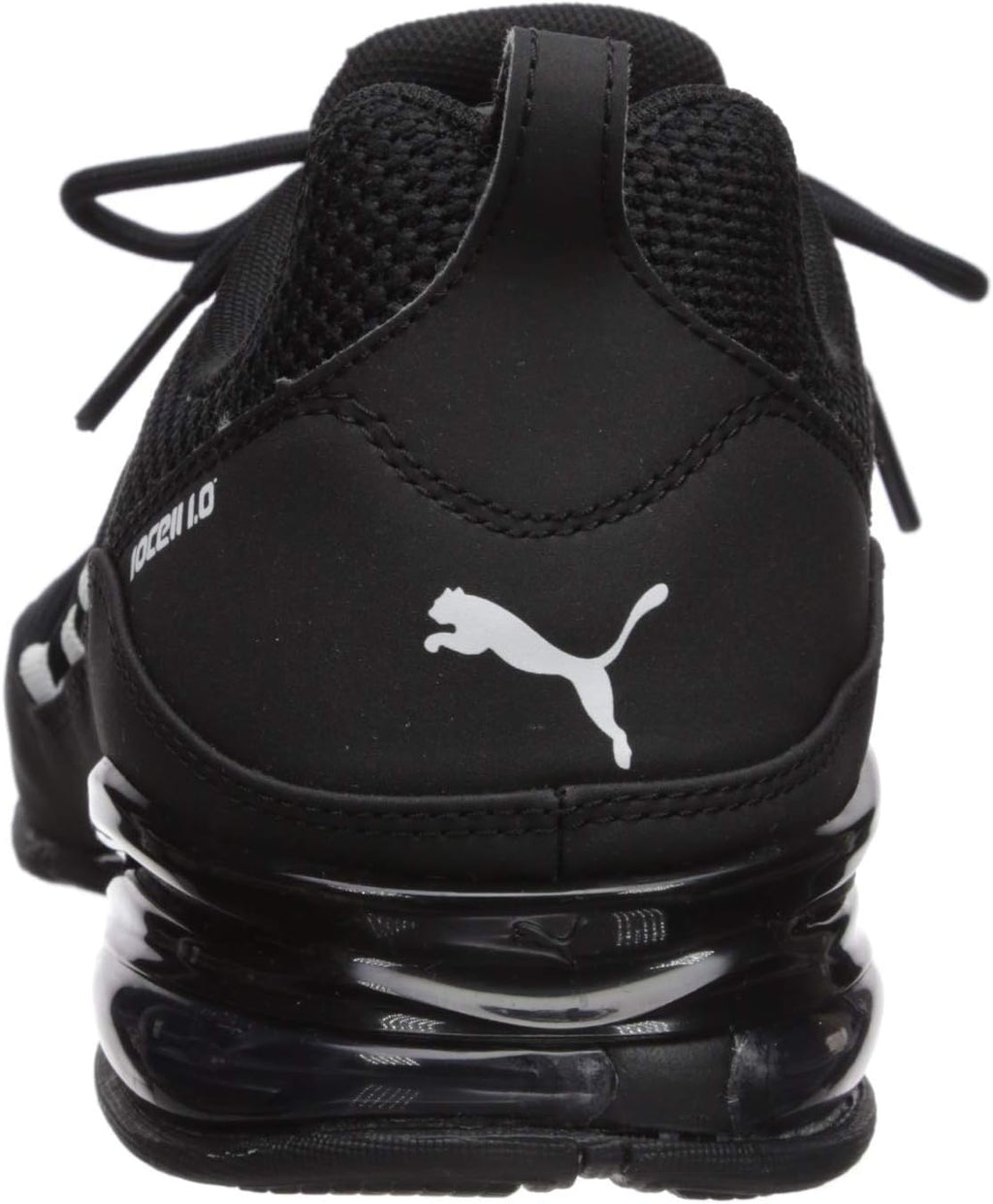 Black/White 10.5 Woven Running Shoe V28156
