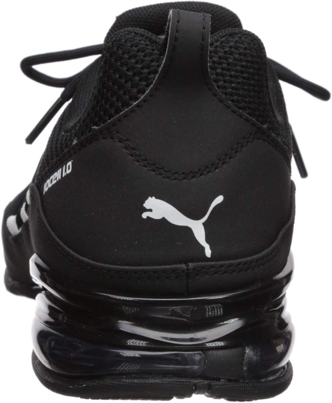 Black/White 10.5 Woven Running Shoe V28156