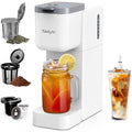White 3 in 1 Single Serve Coffee and Tea Maker with 16oz Water Reservoir C7591