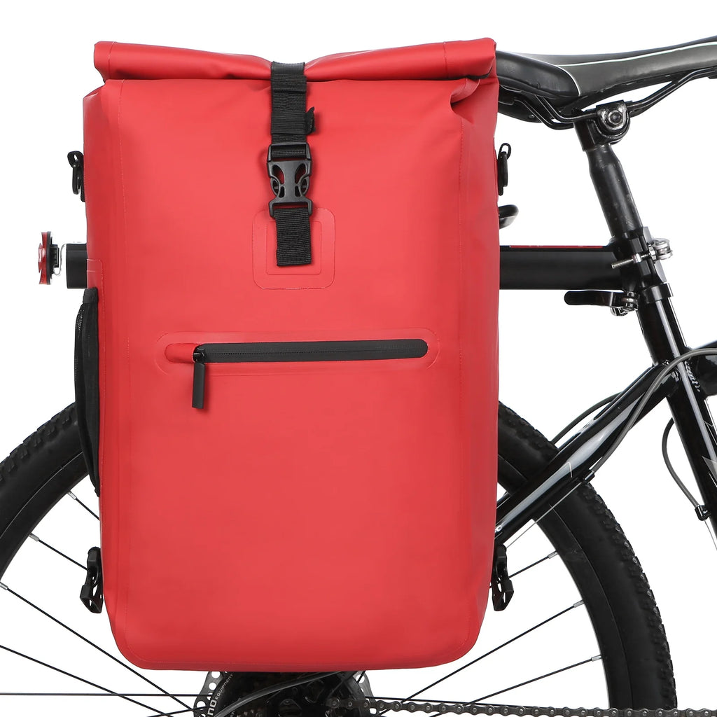 3-in-1 Waterproof Bike Pannier Rear Rack Bag with Laptop Compartment N563