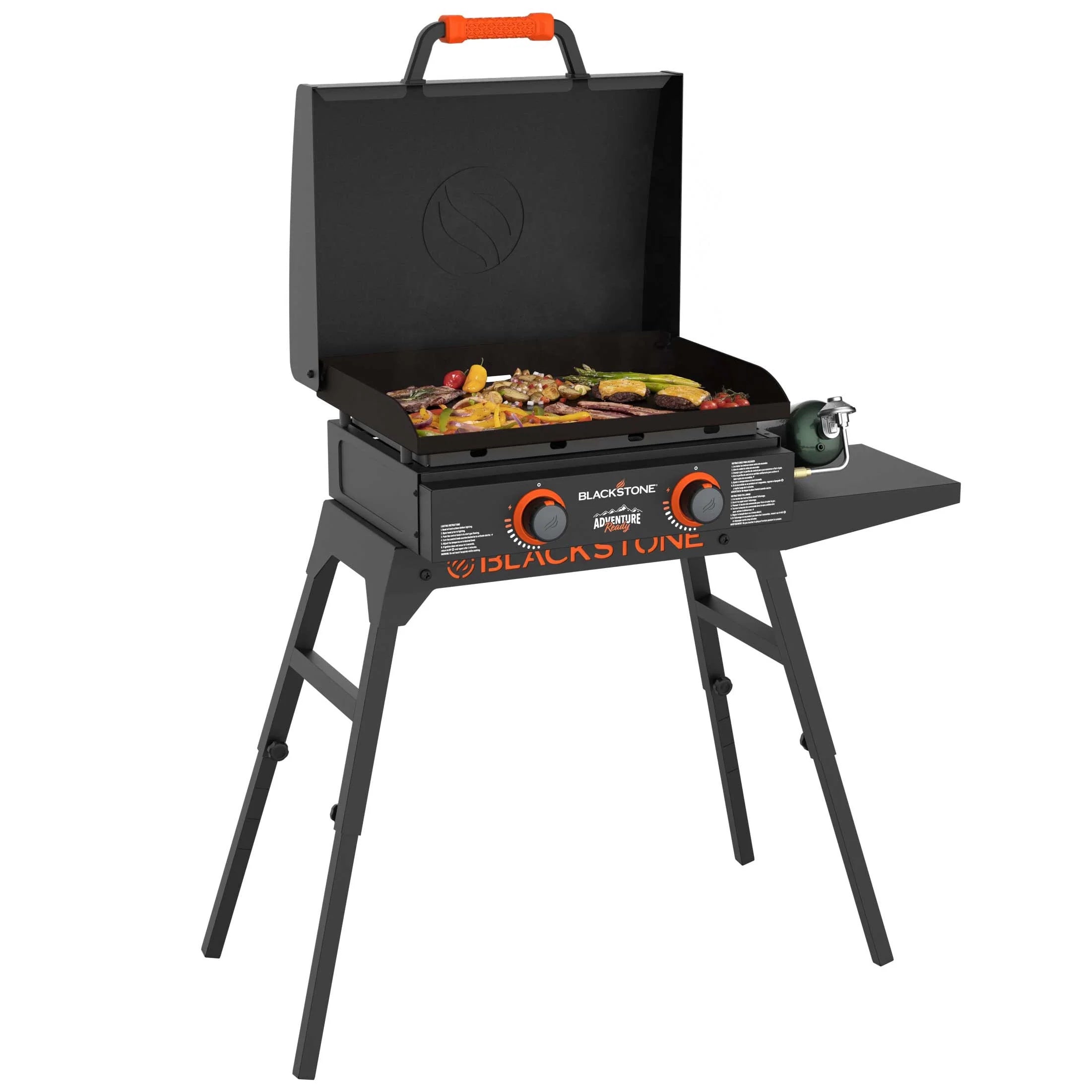 22 Propane Griddle with Stand and Adapter Hose B876218