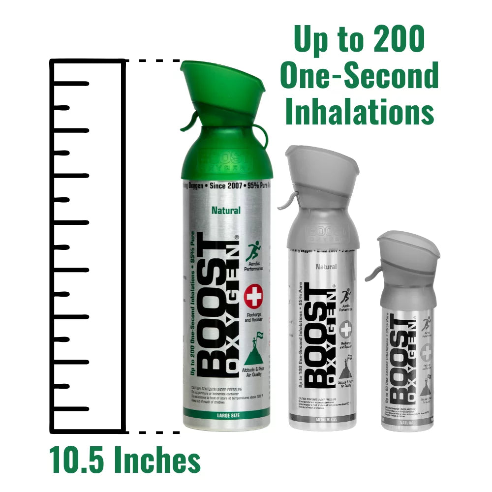 10 Liter Canister Natural 5-Pack Supplemental Oxygen U601