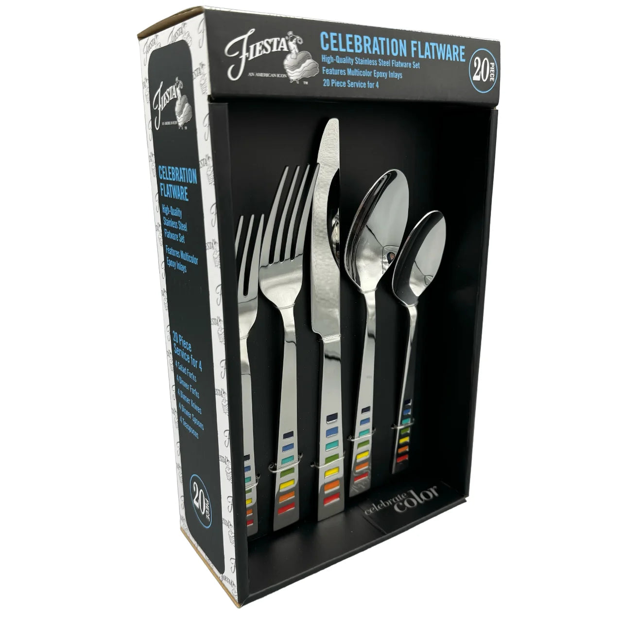 20pc Stainless Steel Flatware Set Y896