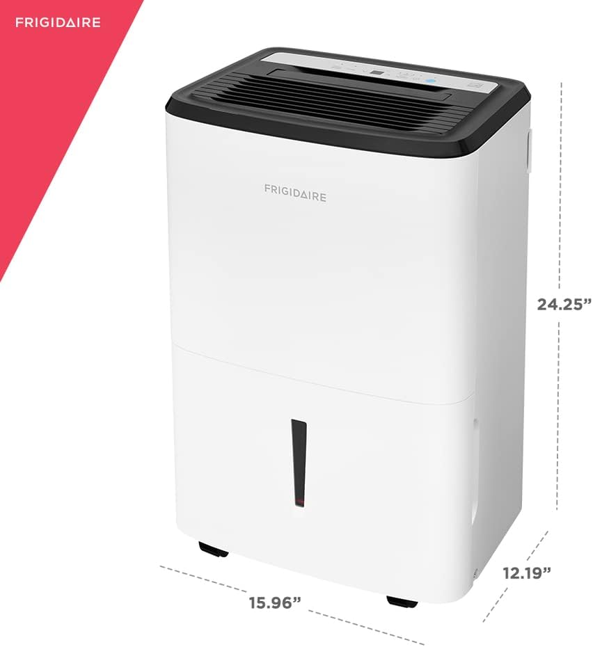 White 50 Pint Dehumidifier with Built In Pump P77054