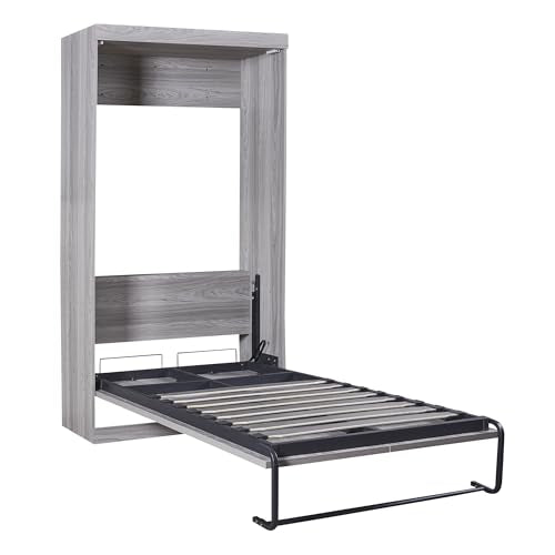 Full Murphy Bed Wardrobe Wall Bed with Cabinet O76770