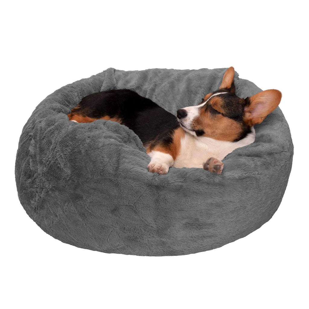 Pet Round Plush Ball Dog Bed U4432