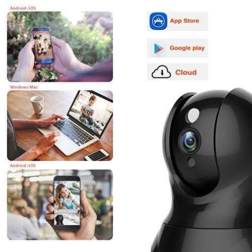 1080p WiFi Indoor Pan/Tilt/Zoom Security Camera S59793