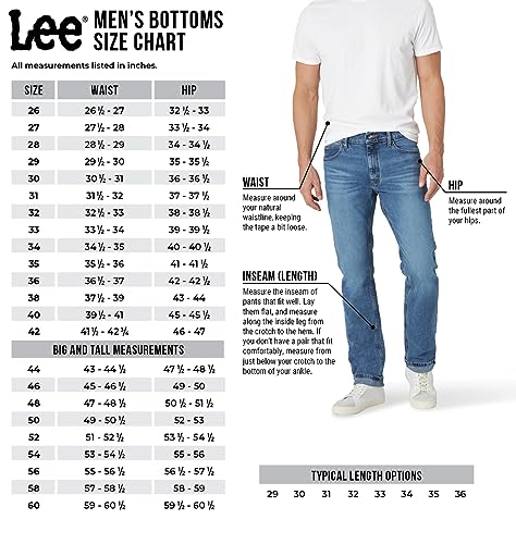 Fleece And Flannel Lined Relaxed-Fit Straight-Leg Jeans I404