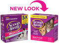 25 lbs 4-Pack Scented Multi-Cat Litter N262