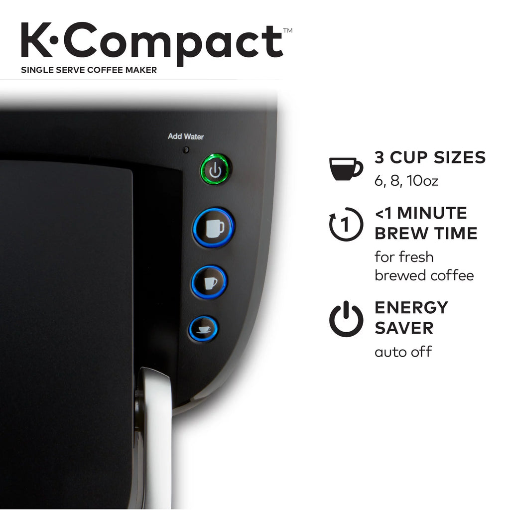 Black Single-Serve K-Cup Pod Coffee Maker F5671