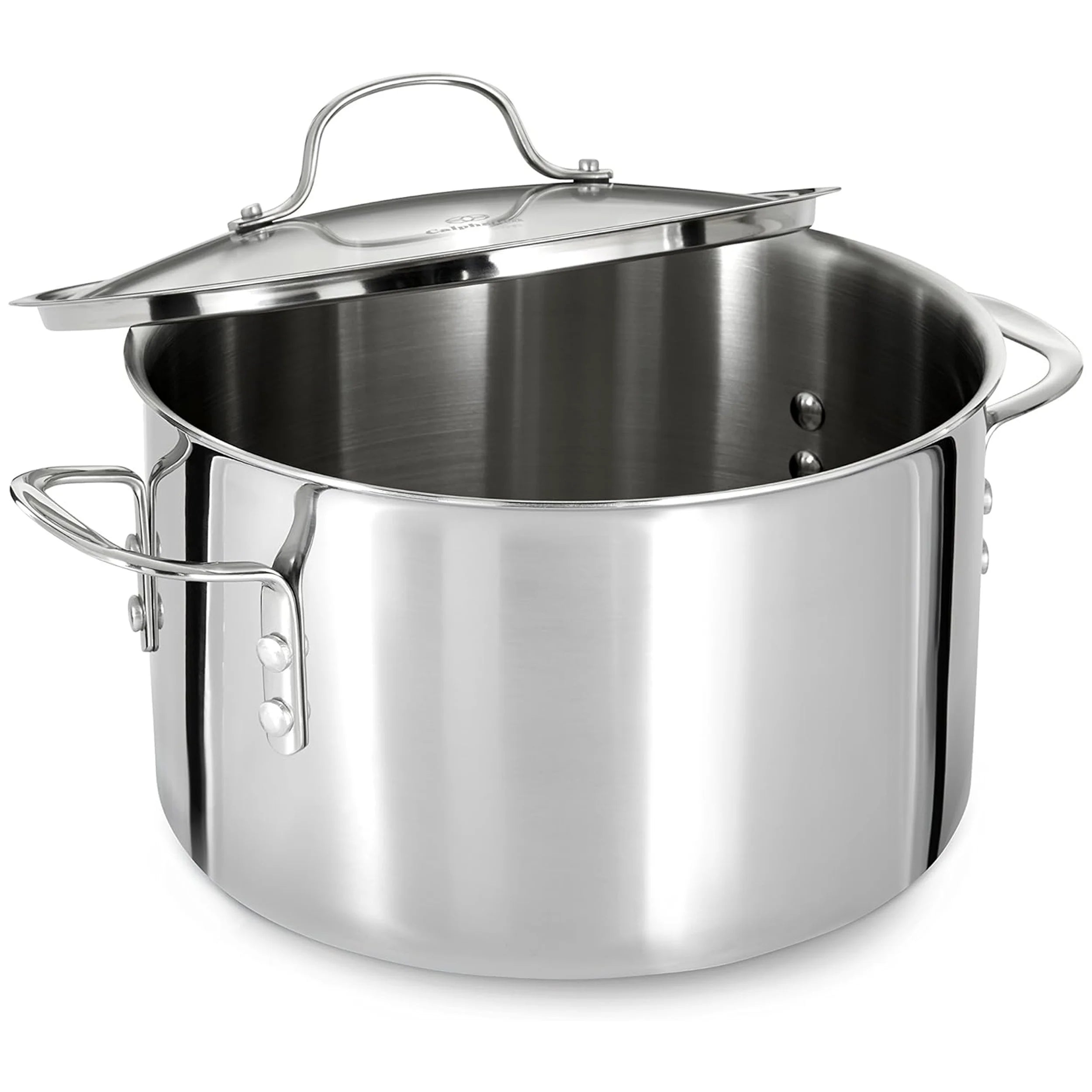8 Quart Tri-Ply Stainless Steel Stock Pot with Lid Z516