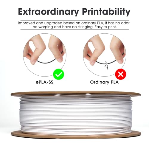 Black PLA Filament 1.75mm 1KG Spool U481105