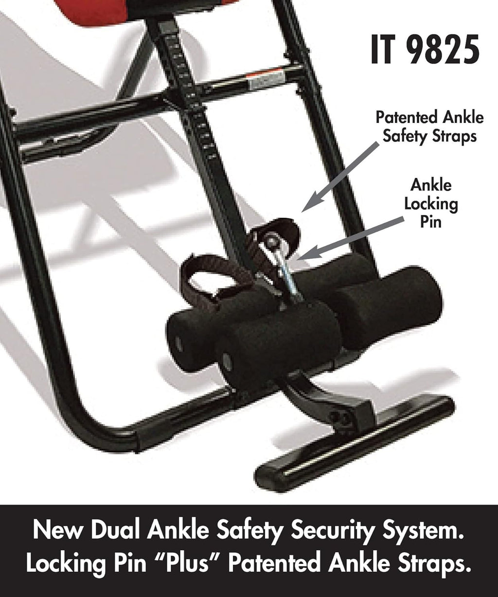 Gray Inversion Table with Removable Head Pillow & Lumbar Support Pad Z485752