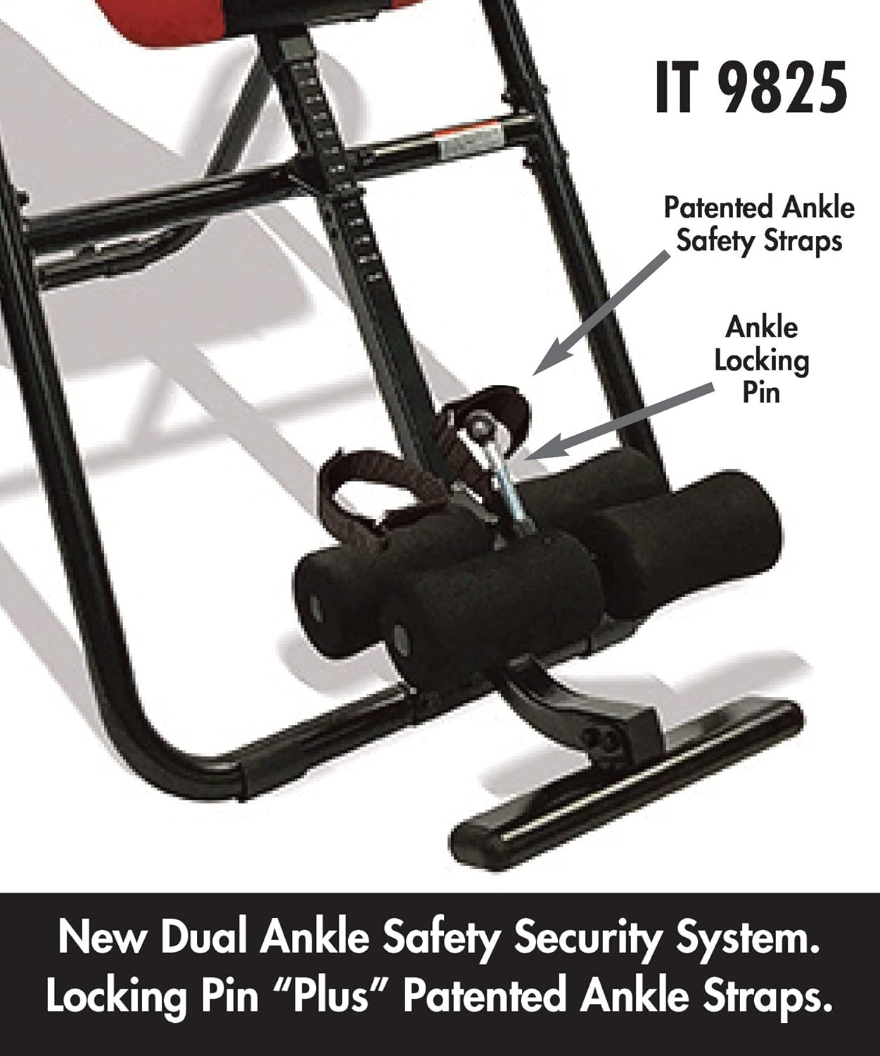 Gray Inversion Table with Removable Head Pillow & Lumbar Support Pad Z485752