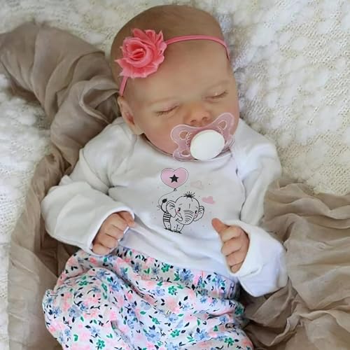 17-Inch Full Vinyl Reborn Baby Doll with Feeding Kit X623