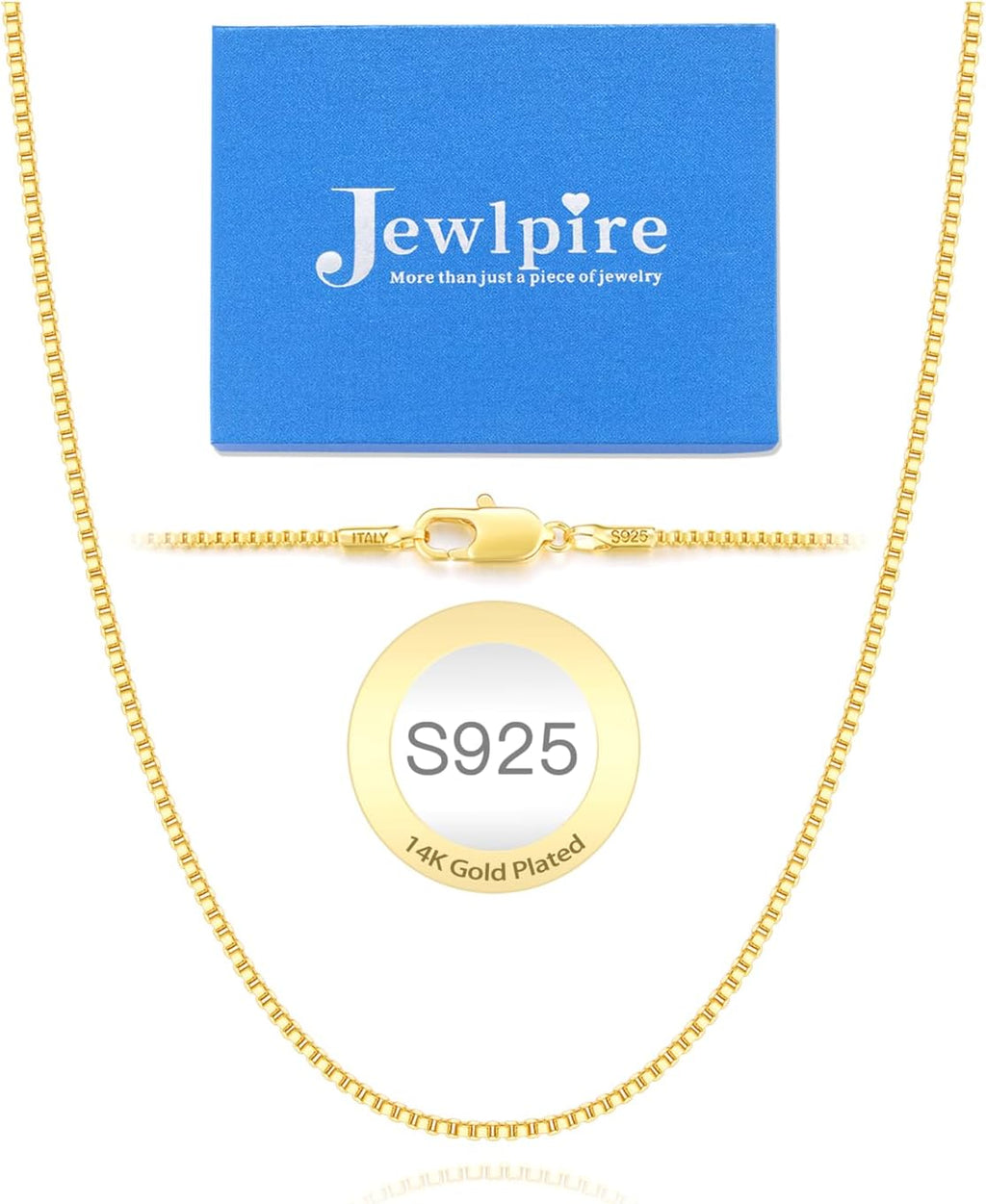Solid 14K Gold Over 925 Sterling Silver Chain Necklace L79827