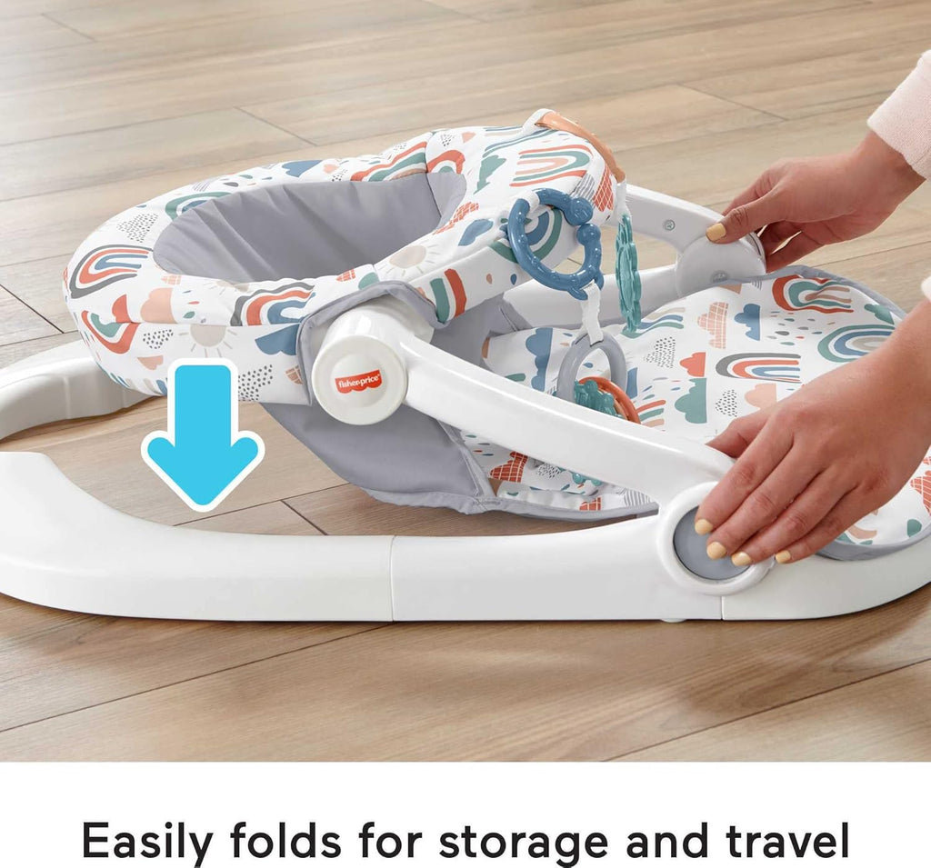 Portable Baby Floor Seat with Machine Washable Seat Pad K41436