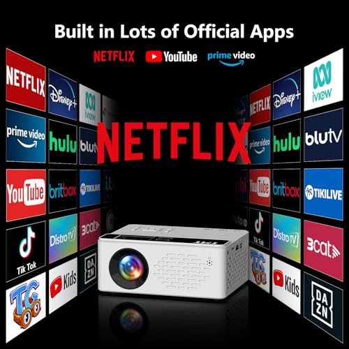 Mini Projector, 1080P Full HD Portable Projector C53788
