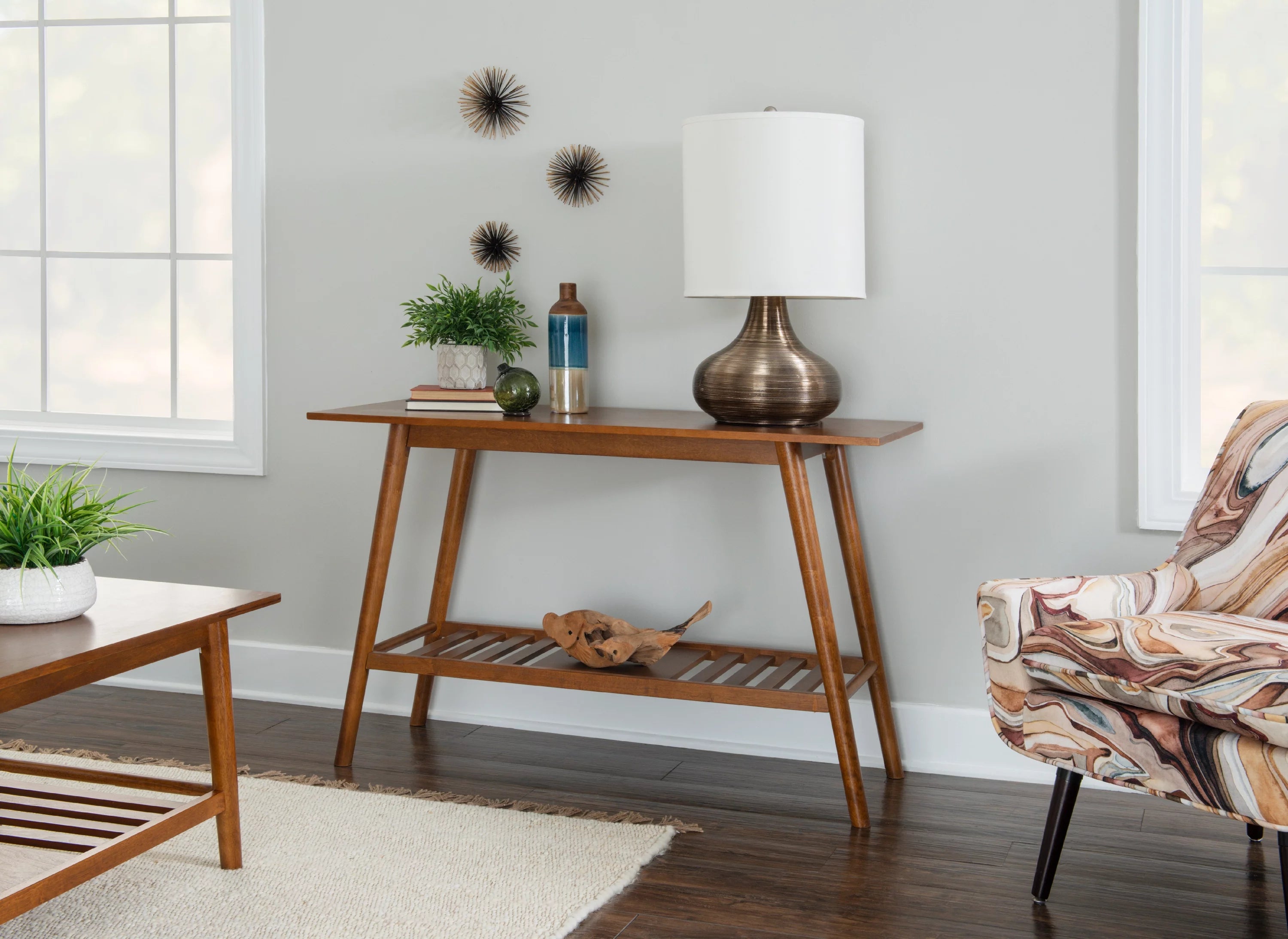 Walnut Console Table G1660