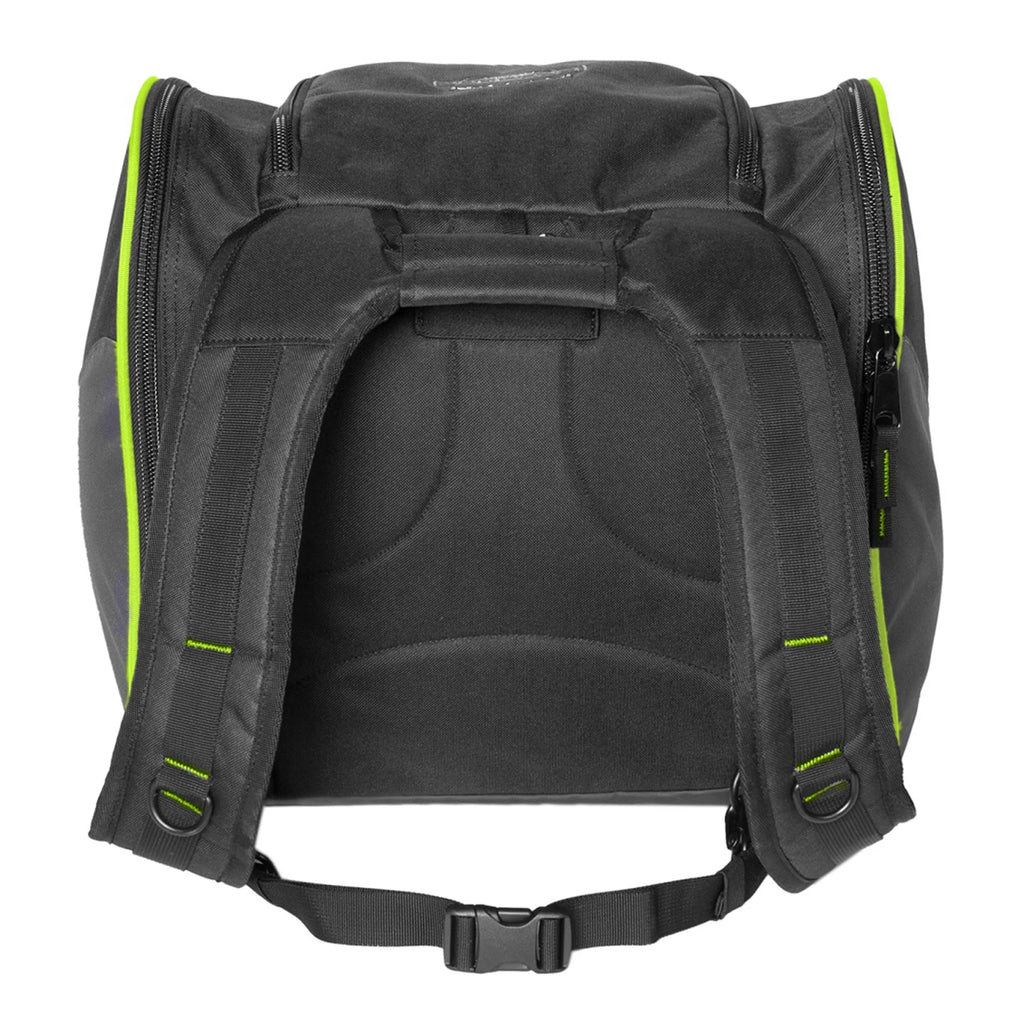 Green/Black Padded Ski Boot & Gear Backpack Bag L262