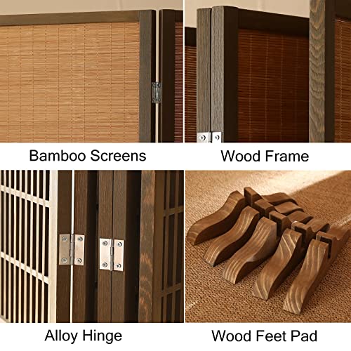 Bamboo Folding Room Divider 3 Panel A785