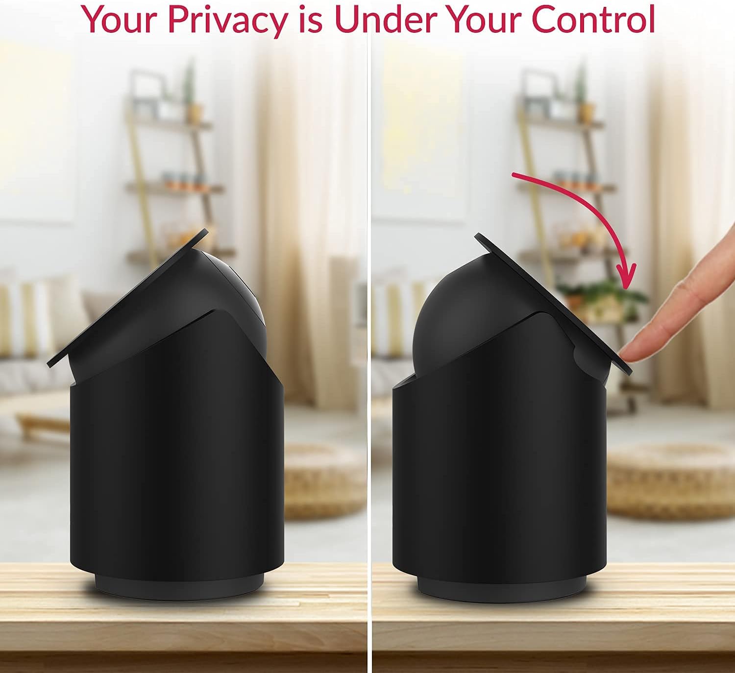 2K WiFi Indoor Security Camera 360-degree with Night Vision, 2-Way Audio, 2pc G60374