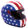 Red/White/Blue Full Face Racing Helmet U467573