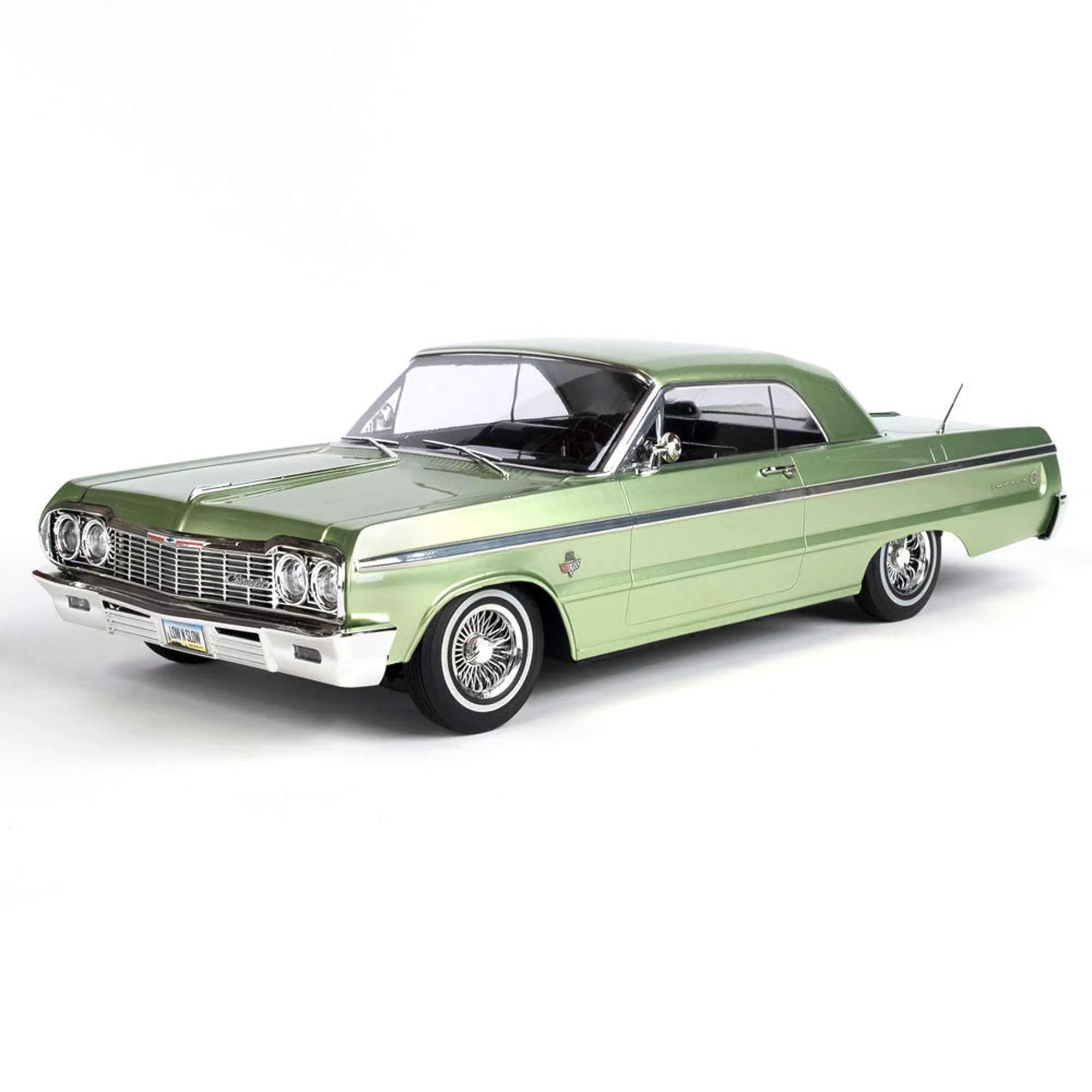1/10 Chevrolet Impala Brushed 2 Wheel Drive Lowrider RTR Green Electric Car Q7144