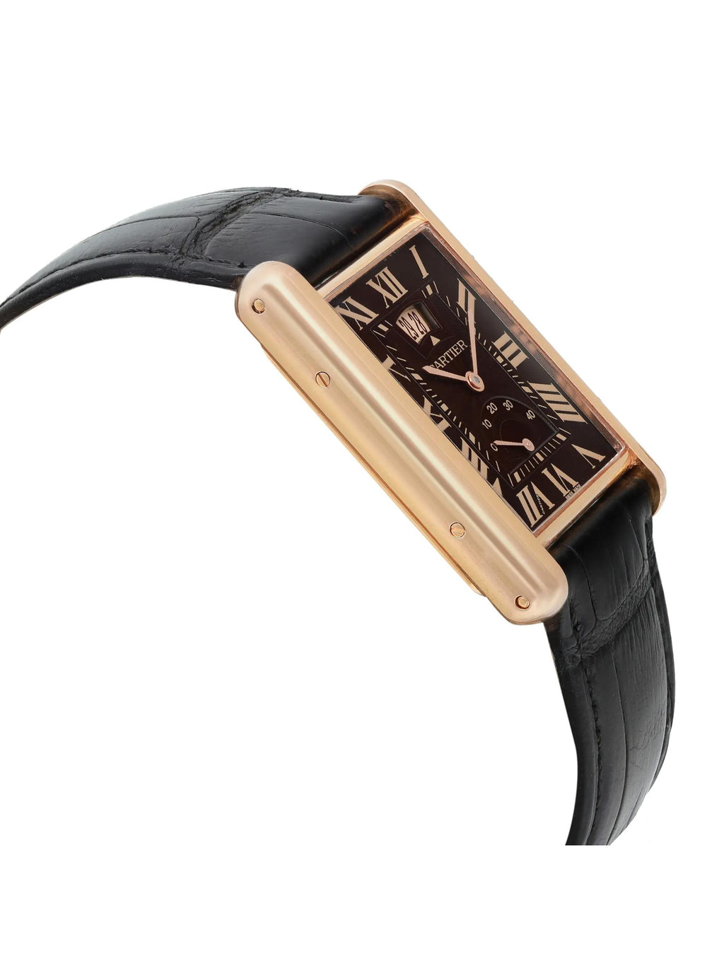 Pre-owned 18K Gold Hand Wind Mens Watch W155