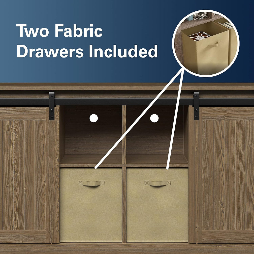 Classic Walnut Finish TV Stand B373