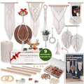115 Pcs Macrame Kit with 220yd Cotton Yarn V7391