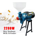 Wet Beans Flour Grinder Rice Corn Grain Coffee Wheat Funnel Wet Electric Feed Flour Mill Cereals Grinder Corn Grain Wheat Funnel 2200W 110V D540