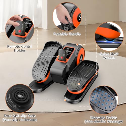 Under Desk Elliptical Machine with 12 Adjustable Speeds B6773